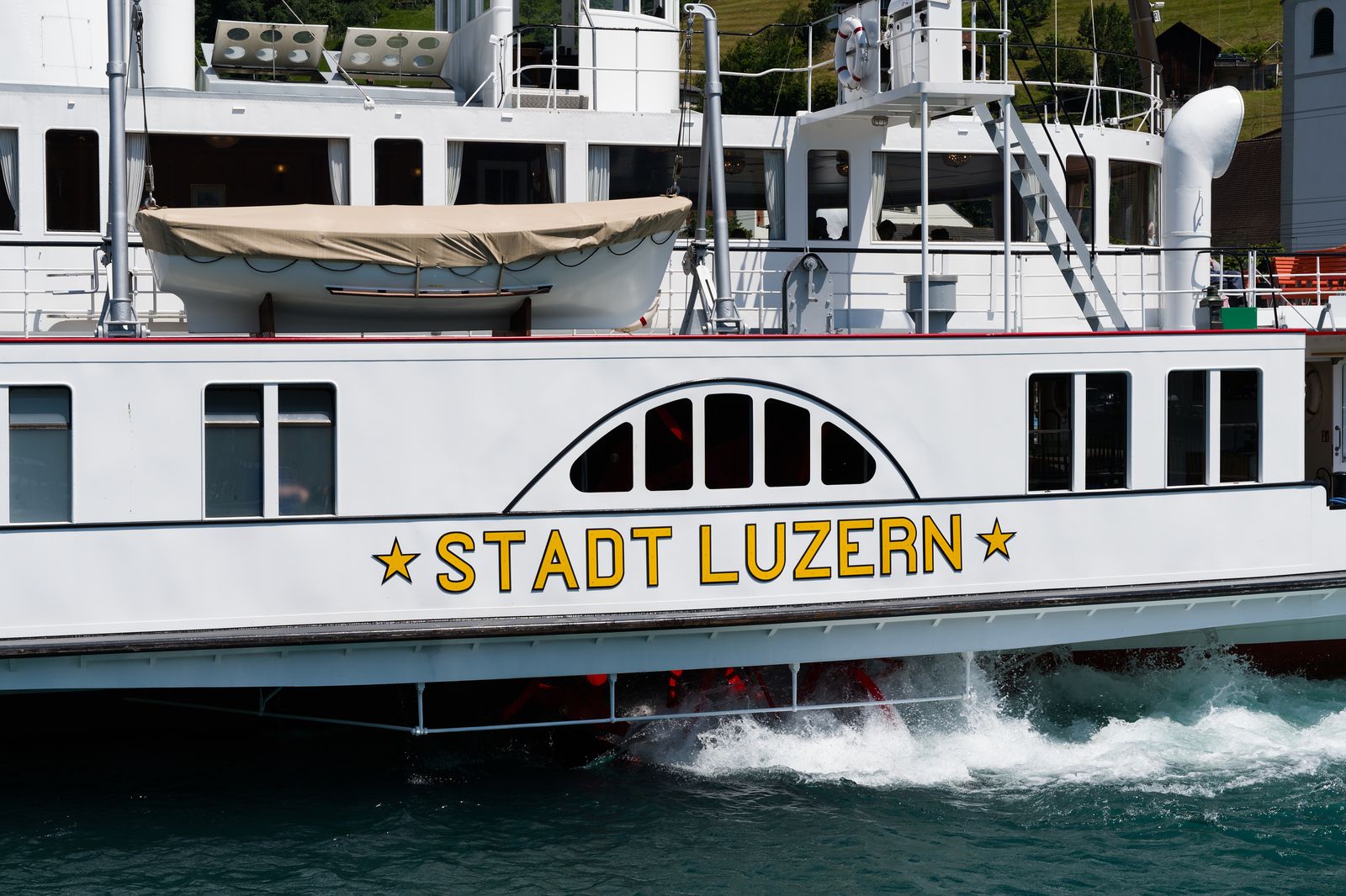 Stadt Luzern paddle steamer, Lake Lucerne